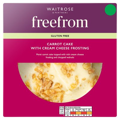 Waitrose Free From Carrot Cake with Cream Cheese Frosting