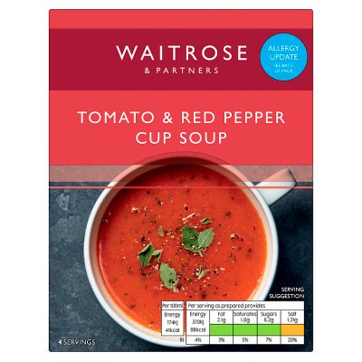Waitrose Tomato & Red Pepper Cup Soup
