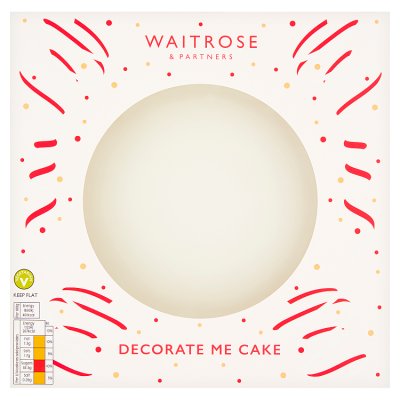 Waitrose Decorate Your Own Cake
