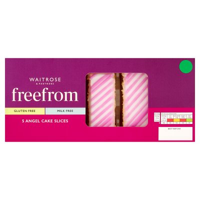 Waitrose Free From 5 Angel Cake Slices
