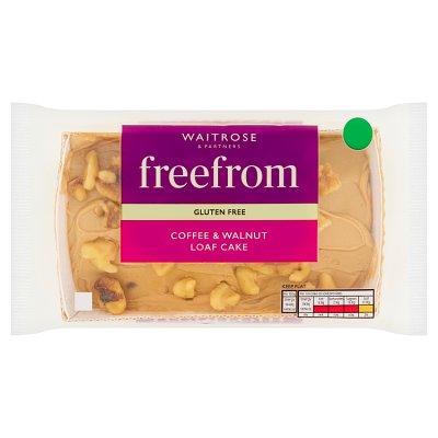 Waitrose Free From Coffee & Walnut Loaf Cake