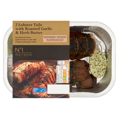 No.1 2 Lobster Tails with Garlic Butter