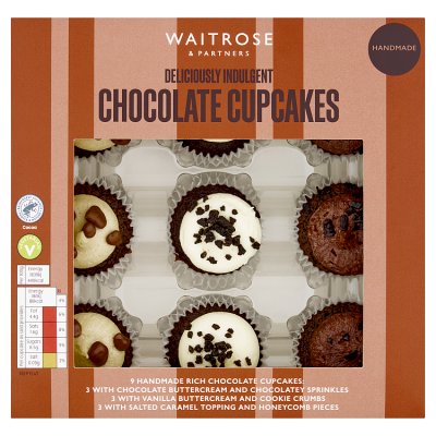 Waitrose Mini Chocolate Cupcakes