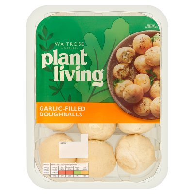 Plant Living Garlic-Filled Doughballs