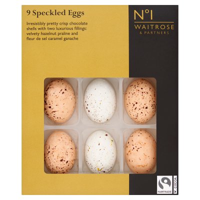 No.1 9 Speckled Chocolate Easter Eggs