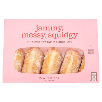 5 Raspberry Jam Doughnuts