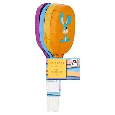 Waitrose Easter Milk Chocolate Lollies