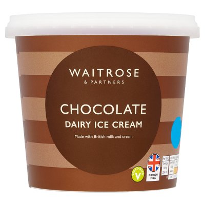 Waitrose Chocolate Dairy Ice Cream