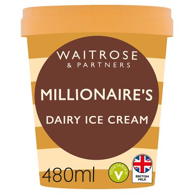 Waitrose Millionaire's Dairy Ice Cream