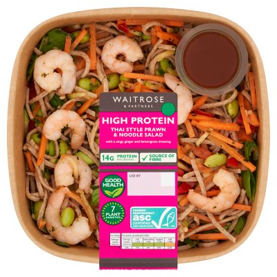 High Protein Thai Style Prawn & Noodle Salad