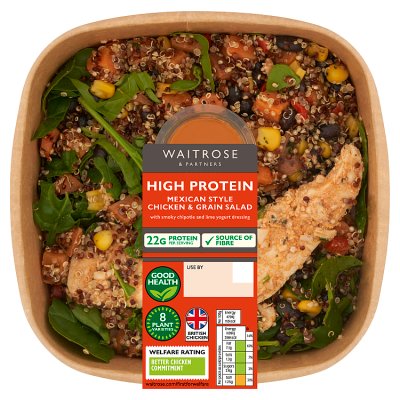 High Protein Mexican Style Chicken & Grain Salad