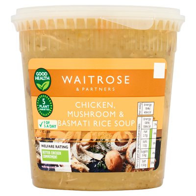 Chicken, Mushroom & Basmati Rice Soup