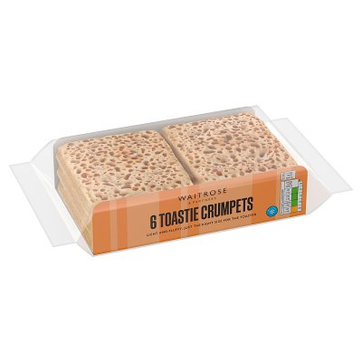 Waitrose 6 Toastie Crumpets