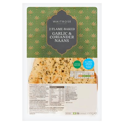 Waitrose Garlic & Coriander Naans