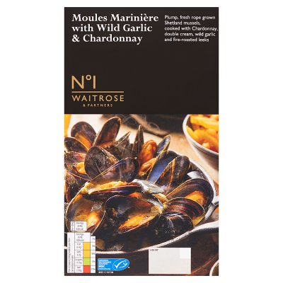 No.1 Moules Marinière with Wild Garlic & Chardonnay