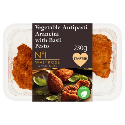 No.1 Vegetable Antipasti Arancini with Basil Pesto