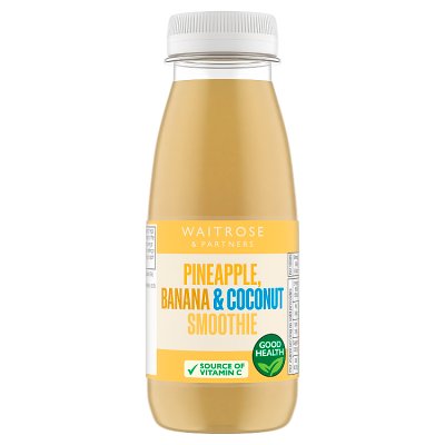 Waitrose Pineapple, Banana & Coconut Smoothie