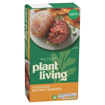 Waitrose PlantLiving 2 Ultimate No Meat Burgers