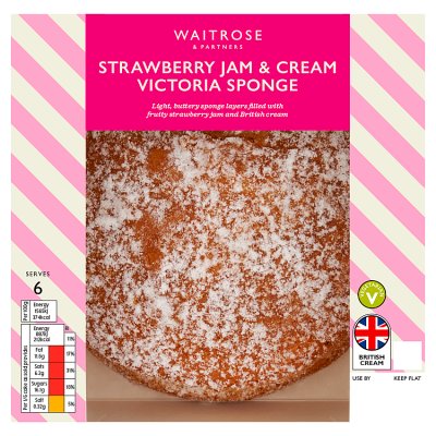 Waitrose Strawberry Jam & Cream Victoria Sponge
