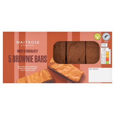 Waitrose 5 Brownie Bars