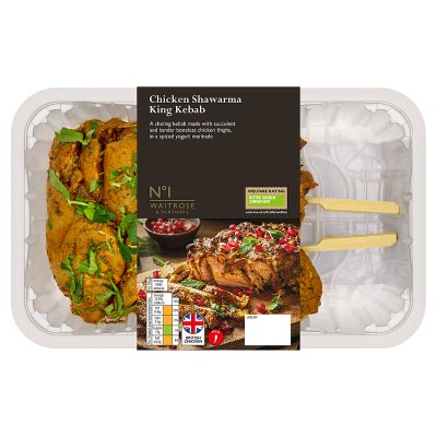 Waitrose Chicken Shawarma Spiced King Kebab