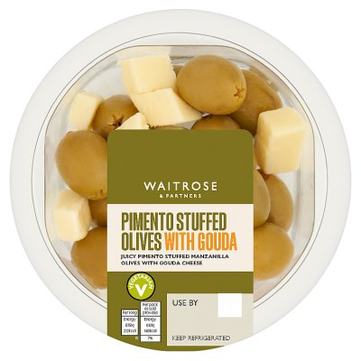 Waitrose Pimento Stuffed Olives with Gouda