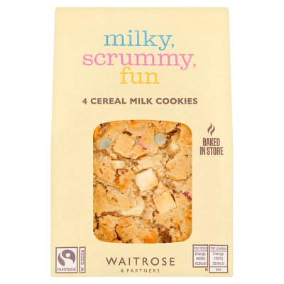 Waitrose 4 Cereal Milk Cookies