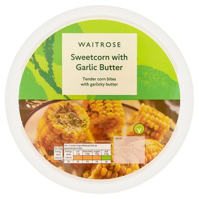 Waitrose Summer Sweetcorn with Garlic Butter