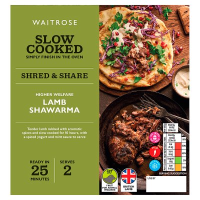 Waitrose Slow Cooked Lamb Shawarma