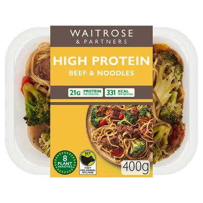Waitrose High Protein Beef & Noodles
