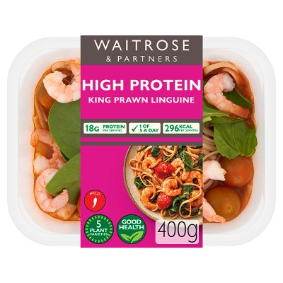 Waitrose High Protein King Prawn Linguine