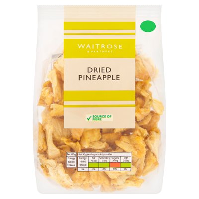 Waitrose Dried Pineapple