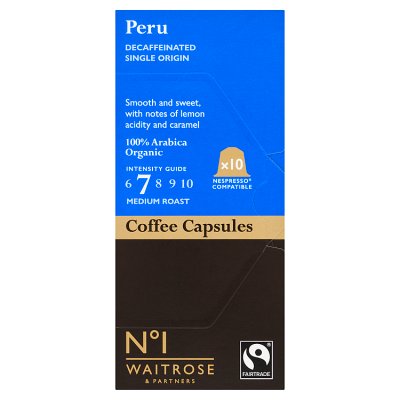 No.1 Peru Decaf Coffee Capsules
