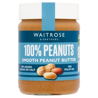 Waitrose 100% Peanuts Smooth Peanut Butter