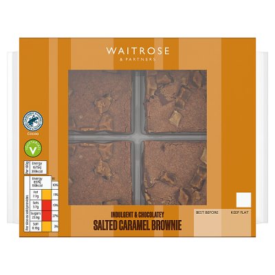 Waitrose Salted Caramel Brownies