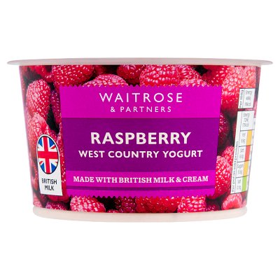 Waitrose Raspberry West Country Yogurt
