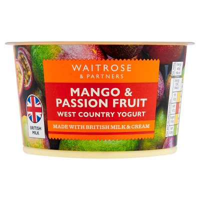Waitrose Mango & Passion Fruit West Country Yogurt