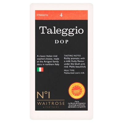 Waitrose Taleggio DOP Italian Soft Cheese Strength 4
