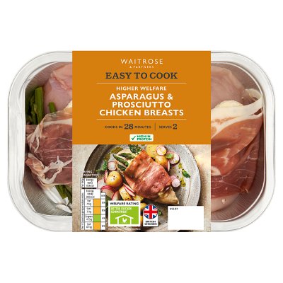 Easy to Cook Asparagus & Prosciutto Chicken Breasts