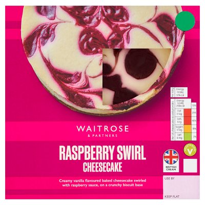 Waitrose Raspberry Swirl Cheesecake