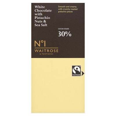 No1 White Chocolate With Pistachio Nuts & Sea Salt