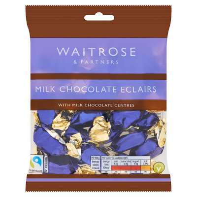 Waitrose Milk Chocolate Eclairs