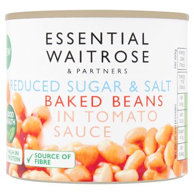 Essential Reduced Salt & Sugar Baked Beans in Tomato Sauce