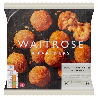 Waitrose Mac & Cheese Bites With Ham