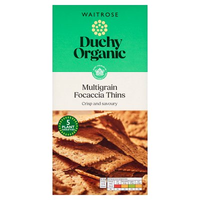 Duchy Organic Multigrain Focaccia Thins