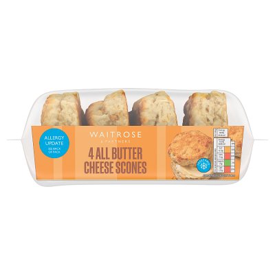 Waitrose 4 All Butter Cheese Scones