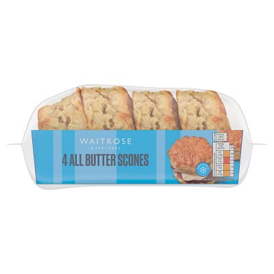 Waitrose 4 All Butter Scones