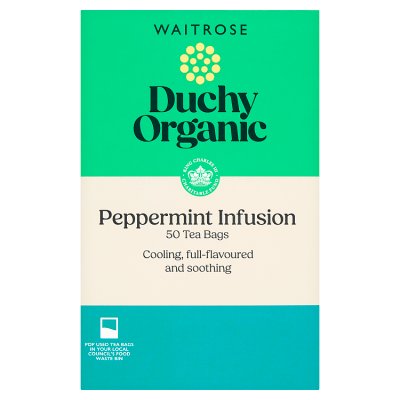 Duchy Organic Peppermint Infusion Tea 50 Tea Bags