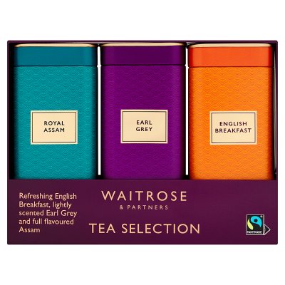 Waitrose Tea Selection Tins
