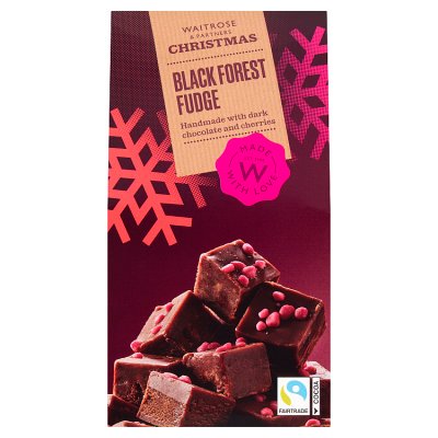 Waitrose Christmas Black Forest Fudge